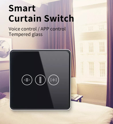 Έξυπνος διακόπτης κουρτίνας Wi-Fi / Zigbee Voice Control Google Assistant Έξυπνος πρότυπος της ΕΕ διακόπτης οθόνης αφής APP Διακόπτης πόρτας γκαράζ