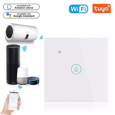 Glomarket Smart Home Απομακρυσμένος φωνητικός έλεγχος Αγγίξτε το πίνακα θερμαντήρα νερού διακόπτης Tuya ασύρματος Wifi καζάνι διακόπτης