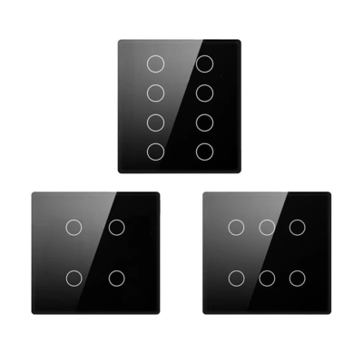 Glomarket Smart Wifi Βραζιλία 118*124 Switch Δουλειά με Google Alexa Βοηθός Tuya Smart Light Switch για το σπίτι