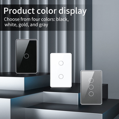 Glomarket Tuya Smart Switch Wifi US Ηλεκτρικός διακόπτης τοίχου Google Home Alexa Light Lamp Touch Switch App Control