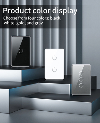 Glomarket Tuya Smart Switch Wifi US Ηλεκτρικός διακόπτης τοίχου Google Home Alexa Light Lamp Touch Switch App Control