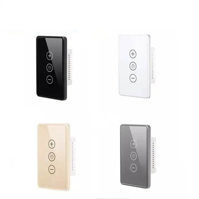 Glomarket Ψηφιακό έξυπνο διακόπτη Φως Wifi Dimmer Ασύρματο γυαλί Touch Φως τοίχου Πίνακα διακόπτη Tuya τηλεχειριστή με Alexa