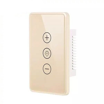 Glomarket Ψηφιακό έξυπνο διακόπτη Φως Wifi Dimmer Ασύρματο γυαλί Touch Φως τοίχου Πίνακα διακόπτη Tuya τηλεχειριστή με Alexa
