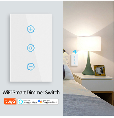 Glomarket US Standard Dimmer Wireless Switch Ηλεκτρικός έξυπνος διακόπτης έξυπνος διακόπτης τοίχου διακόπτης φωτός διακόπτης έξυπνος οικιακός αυτοματισμός