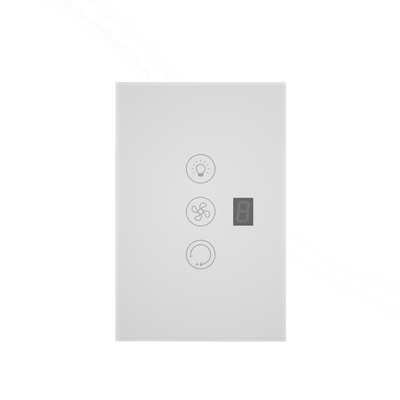Glomarket Tuya Wifi έξυπνος διακόπτης ανεμιστήρα Tuya έξυπνος διακόπτης ανεμιστήρα ταχύτητα φωτισμός ανοιχτός / απενεργός διακόπτης φωνητικού ελέγχου EU / US Standard