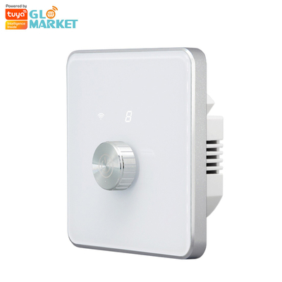 Glomarket Smart Home Dimmer Switch Tuya Zigbee Voice Control Knob Dimming Ρυθμίστε τη φωτεινότητα με ψηφιακή οθόνη