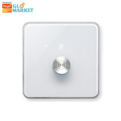 Glomarket Smart Home Dimmer Switch Tuya Zigbee Voice Control Knob Dimming Ρυθμίστε τη φωτεινότητα με ψηφιακή οθόνη