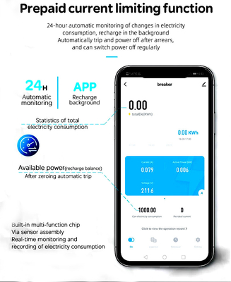 Διακόπτης κυκλώματος Wifi Smart Switch Tuya Smart 1p 2p 3p 4p Smart Home System Ηλεκτρικό κύκλωμα 4P MCB Smart Break