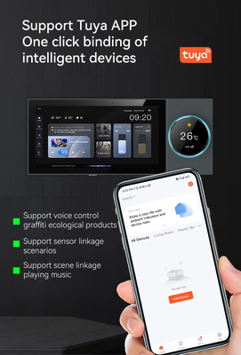 Glomarket Tuya Wifi Smart 6 ιντσών Πίνακας ελέγχου Πολυλειτουργικό Ενσωματωμένο στη Zigbee Gateway Ελέγχων έξυπνου σπιτιού έξυπνος οικοδεσπότης