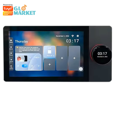 Glomarket Tuya Wifi Smart 7 ιντσών Πίνακας ελέγχου Πολυλειτουργικό Ble Music Τείχος Εικαστική οθόνη Zigbee Hub Πύλη Κεντρικό έλεγχο