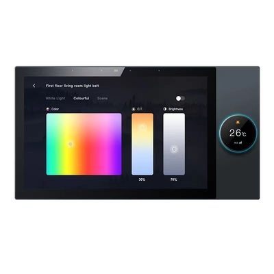 Glomarket Tuya 10 ιντσών Κεντρικό Πίνακα Ελέγχου Με Μουσική 2 Gang Relays 2 Way Speakers Πολυλειτουργικά έξυπνα οικιακά προϊόντα