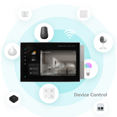 Πίνακας ελέγχου 10 ιντσών οθόνης BLE Zigbee Gateway Building Intercom συμβατό