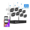 Ασύρματη κάμερα CCTV 4/8 καναλιών Wifi 1080P HD NVR Ενσωματωμένο σύστημα Linux
