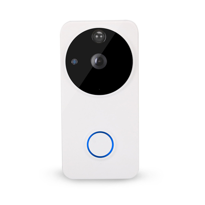 Μαύρο λευκό Doorbell FHD 1080P 8G 16G 32G 64G οικιακού βίντεο της FCC έξυπνο