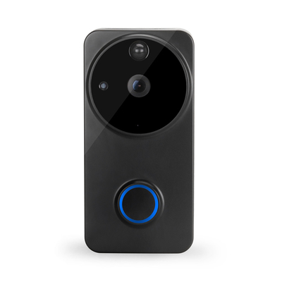 Μαύρο λευκό Doorbell FHD 1080P 8G 16G 32G 64G οικιακού βίντεο της FCC έξυπνο
