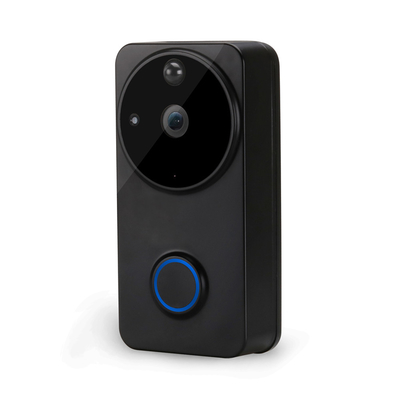 Μαύρο λευκό Doorbell FHD 1080P 8G 16G 32G 64G οικιακού βίντεο της FCC έξυπνο