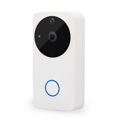 Μαύρο λευκό Doorbell FHD 1080P 8G 16G 32G 64G οικιακού βίντεο της FCC έξυπνο