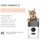 Της FCC ABS έξυπνος της Pet τροφοδότης σκυλιών τροφοδοτών 6L αυτόματος με τη κάμερα